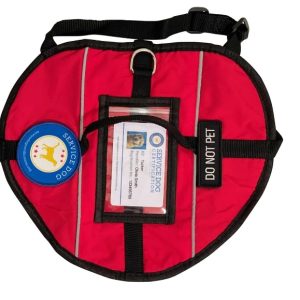 ווסט מקצועי עם כיס שקוף להלביש את הכרטיס